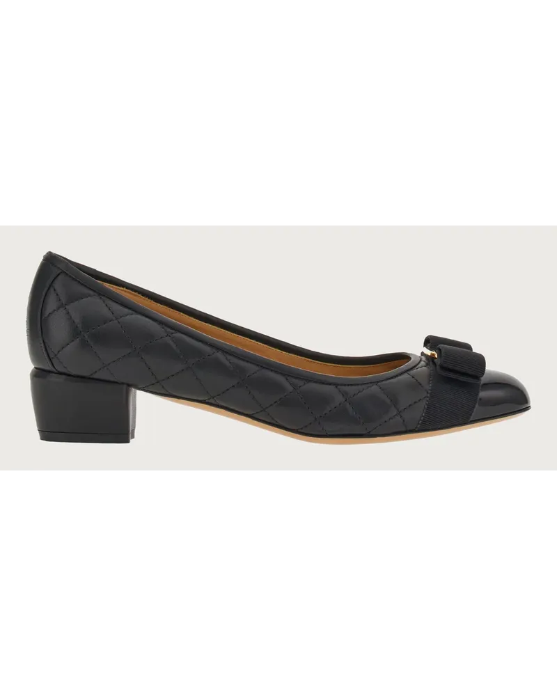 Ferragamo Damen Vara Pumps Schwarz Größe 5 Schwarz
