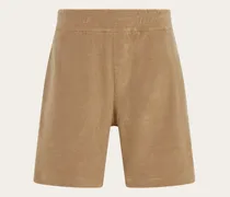 Herren Shorts Ferragamo-Monogram Beige