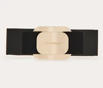 Damen Haarspange mit neuer Vara plate Schwarz