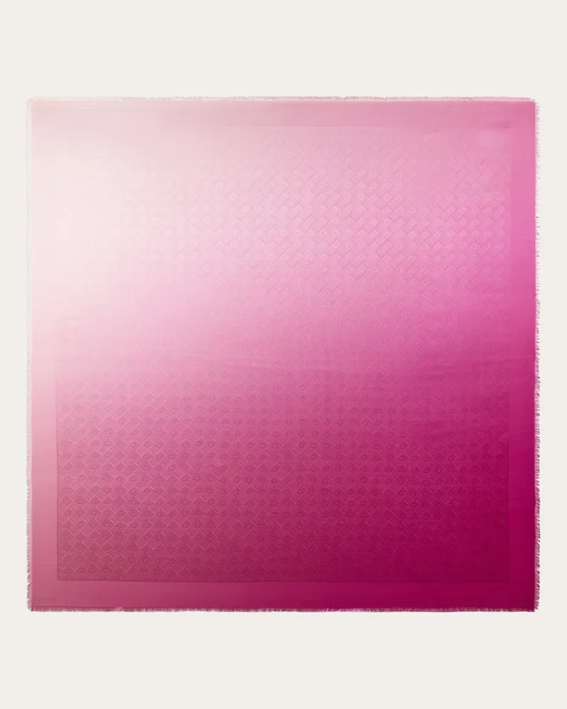 Ferragamo Damen Schultertuch Ferragamo-Monogram Rosa Rosa