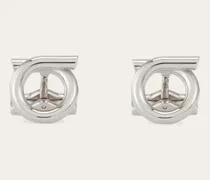 Herren Gancini Manschettenknöpfe Silber