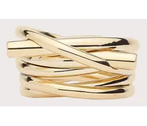 Damen Gancini Ring - Größe 52 Gold