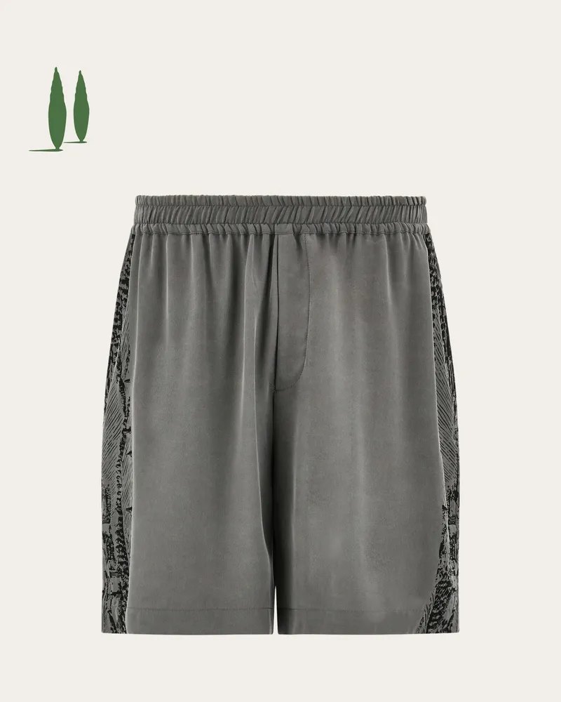 Ferragamo Herren Back to Earth - Bermudashorts mit Tuscany-Print Grau Grau