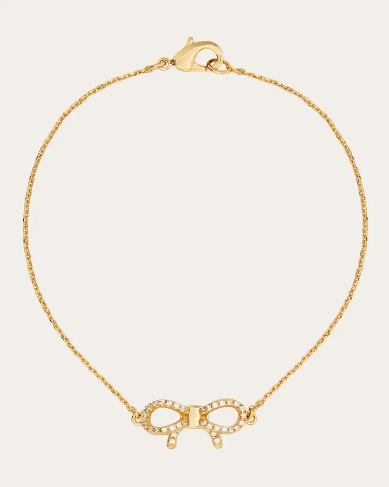 Ferragamo Damen Kurze Halskette mit Vara-Schleife Gold Gold