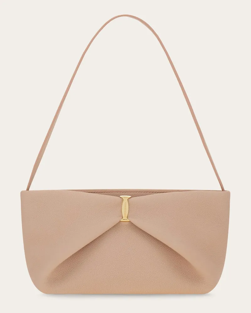 Ferragamo Damen Oversized bow mini bag Rosa Rosa