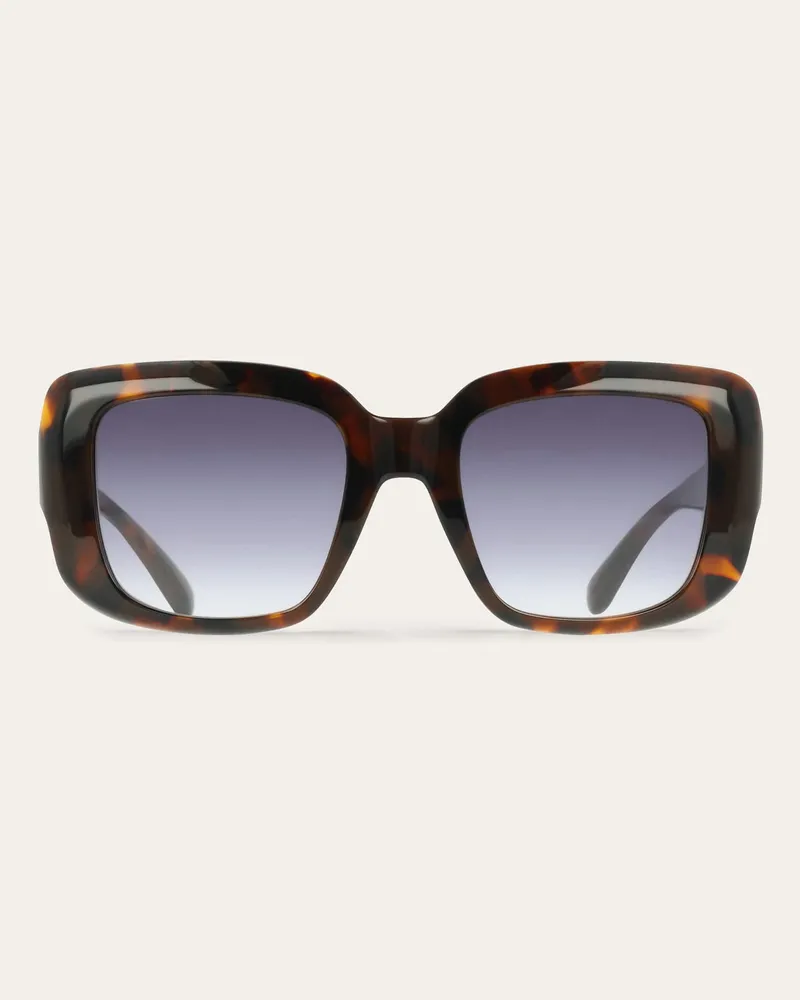 Ferragamo Damen Quadratische Sonnenbrillen Braun Braun