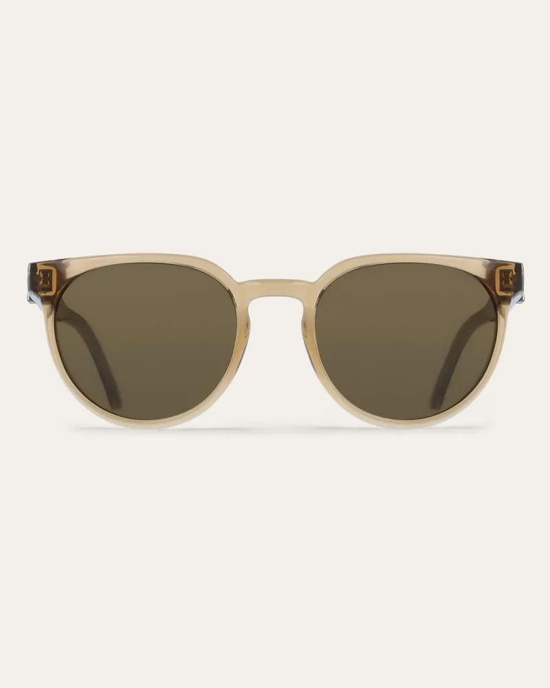 Ferragamo Sonnenbrillen Beige Braun