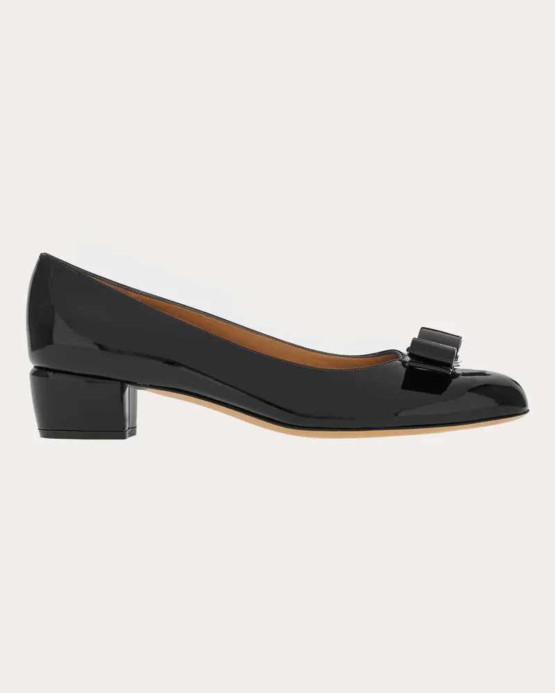 Ferragamo Damen Vara Pumps Schwarz Größe 5 Schwarz