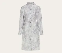 Damen Hemdkleid Grau