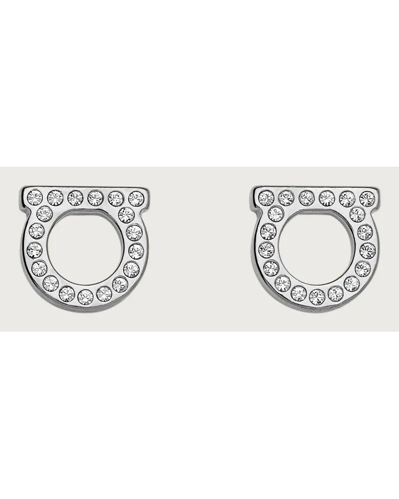 Ferragamo Gancini Ohrringe Crystals (S Silber