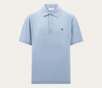 Herren Kurzärmliges Polohemd aus Jersey Blau