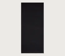 Damen Schal mit Gancini-Motiv Schwarz