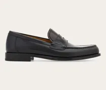 Herren Penny-Loafer Schwarz Größe