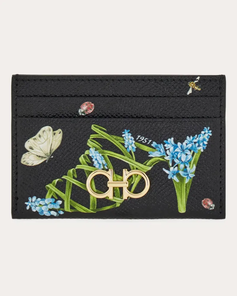 Ferragamo Damen Gancini Kreditkartenetui Mehrfarbig Mehrfarbig