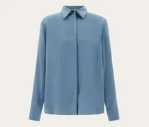 Damen Fließende Bluse Grün
