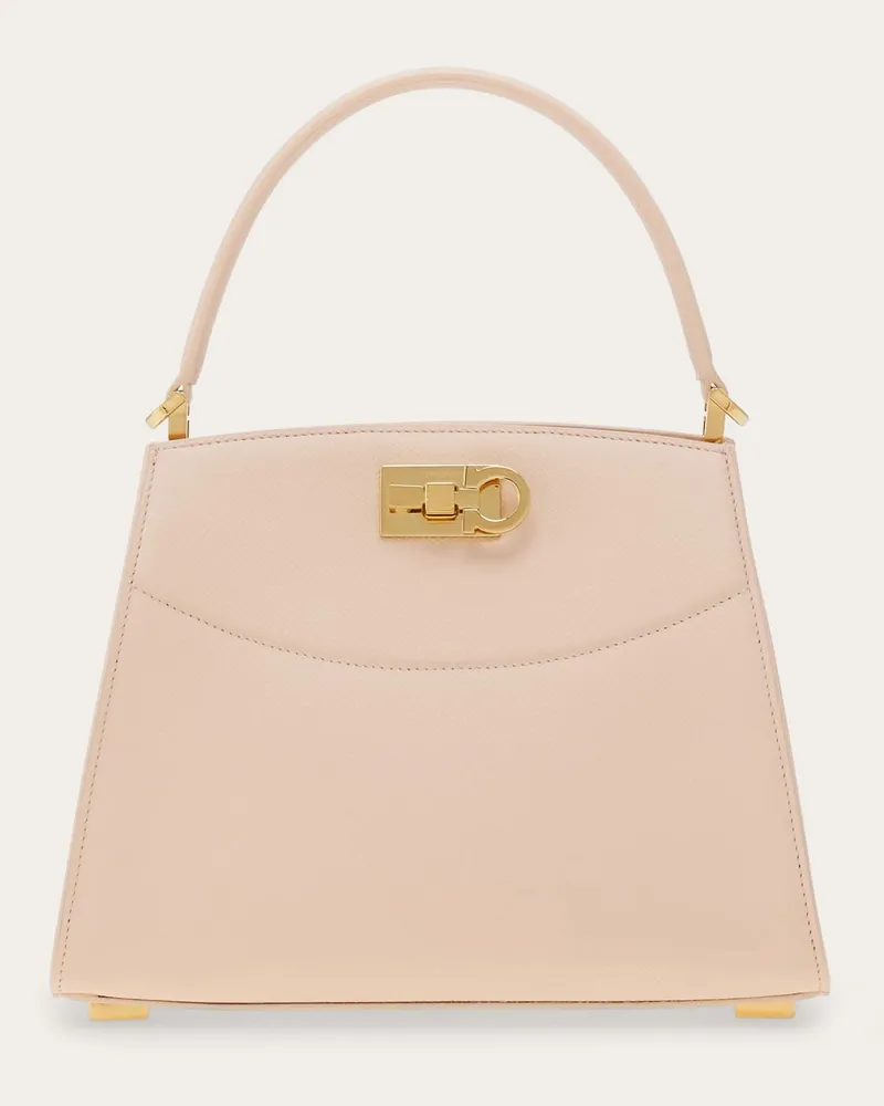 Ferragamo Damen New Ferragamo Studio box bag (XS) Rosa Rosa