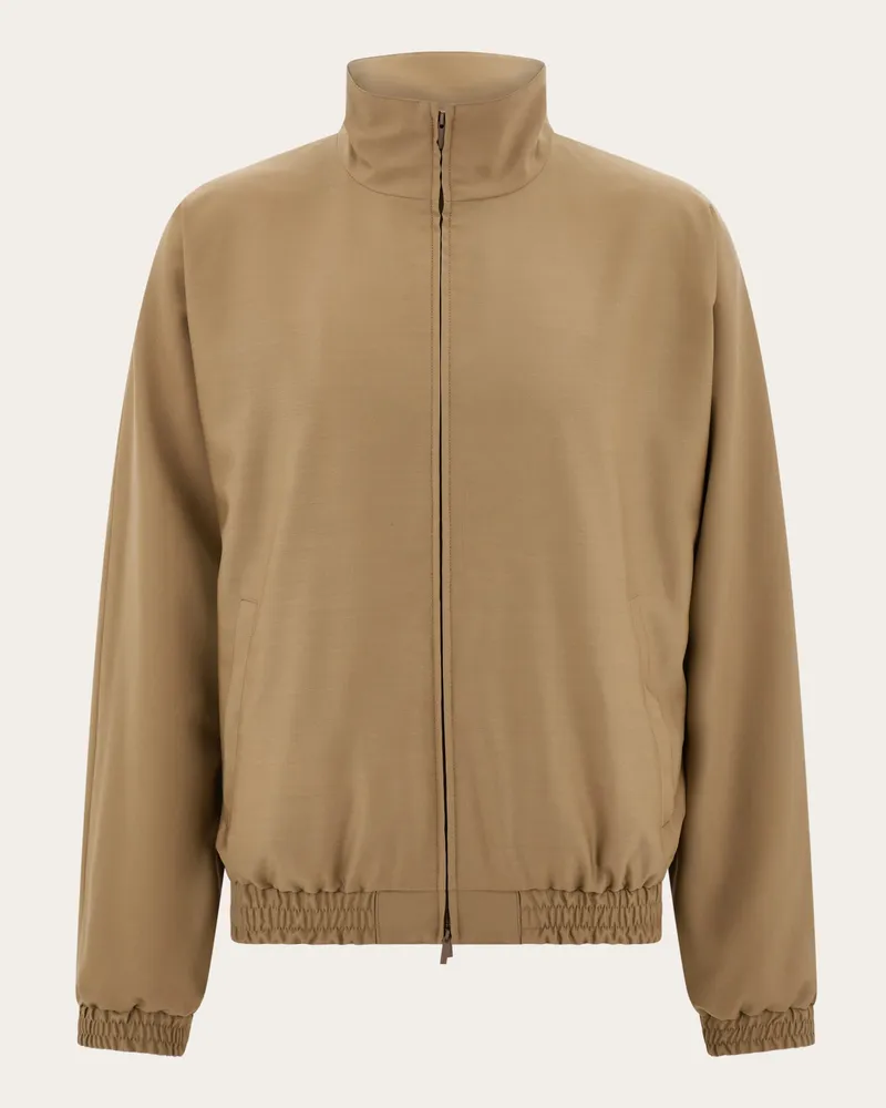 Ferragamo Herren Wendeblouson Braun Braun