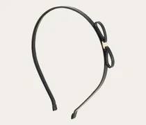 Damen Haarreifen mit Mini-Schleife Schwarz