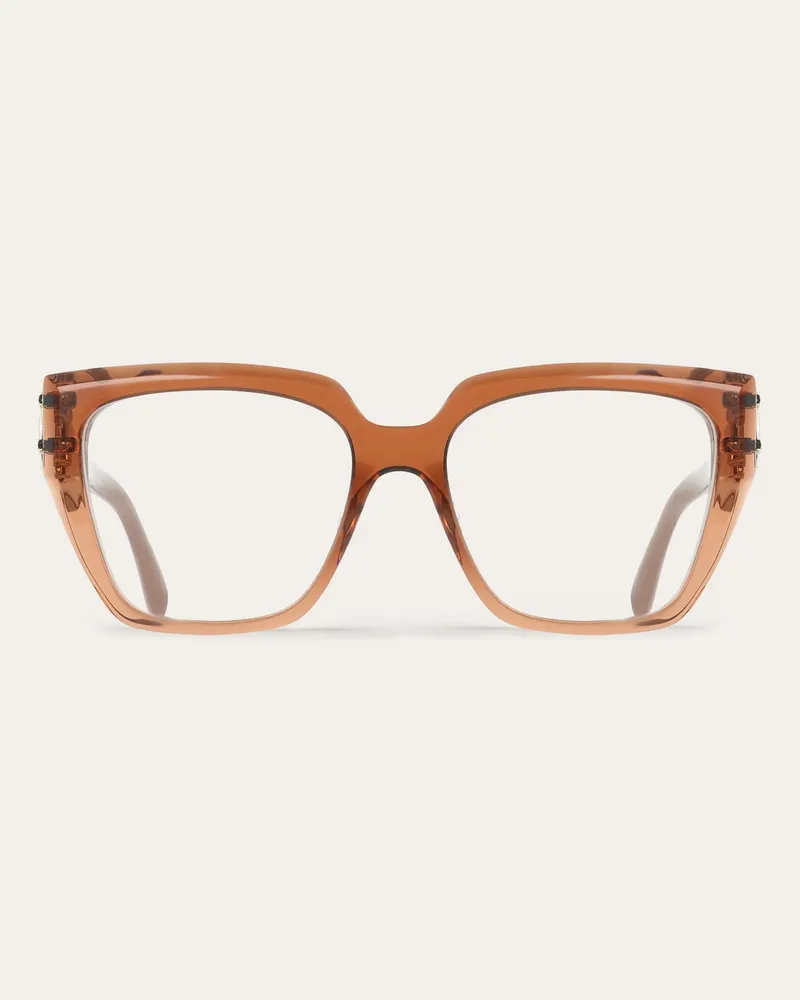 Ferragamo Damen Korrekturbrillen Orange Orange