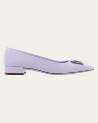 Ferragamo Pumps New Vara Plate Violett