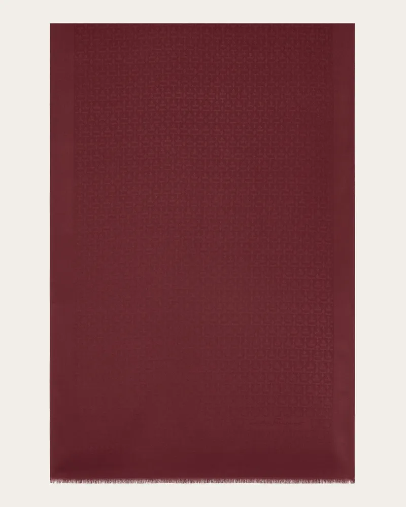 Ferragamo Damen Gancini Stola Violett Violett