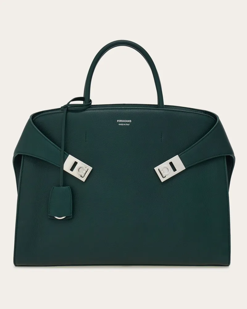 Ferragamo Herren Hug Aktentasche Grün Grün