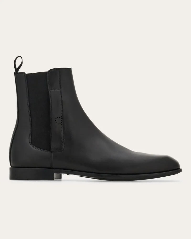 Ferragamo Herren Chelsea-Boot Schwarz Größe Schwarz