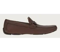 Herren Driver-Mokassin mit Gancini-Ornament Braun Größe