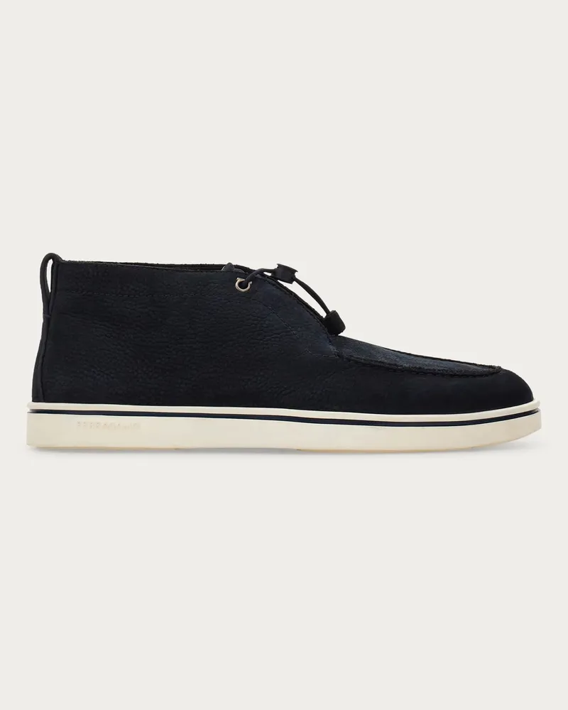 Ferragamo Herren Desert Boot Blau Größe Blau