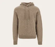 Herren Kapuzenpullover Beige