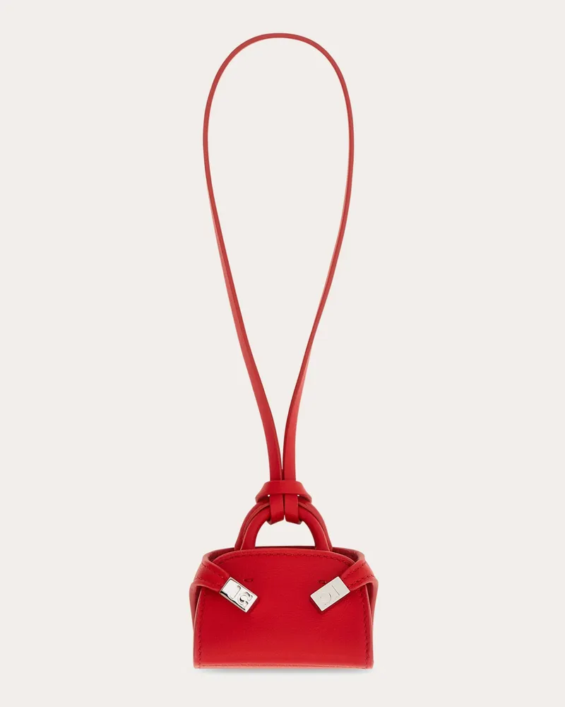 Ferragamo Damen Hug Mini-Charm Rot Rot