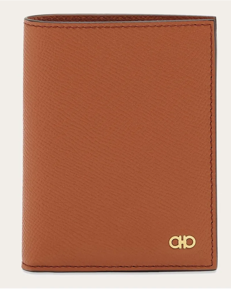Ferragamo Herren Gancini Portemonnaie Braun Braun