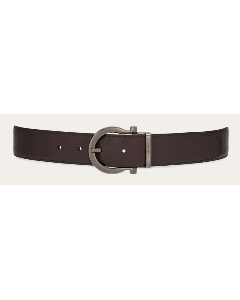 Ferragamo Herren Verstellbarer Wendegürtel Braun Braun