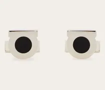 Herren Gancini Manschettenknöpfe Schwarz