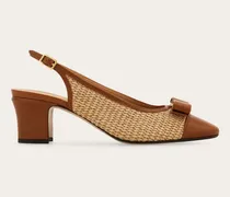 Damen Slingback mit Vara-Schleife Braun Größe