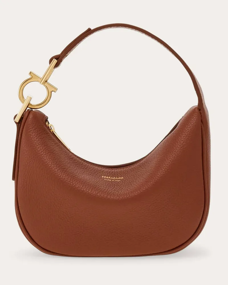 Ferragamo Damen Hobo-Tasche (XS) Braun Braun