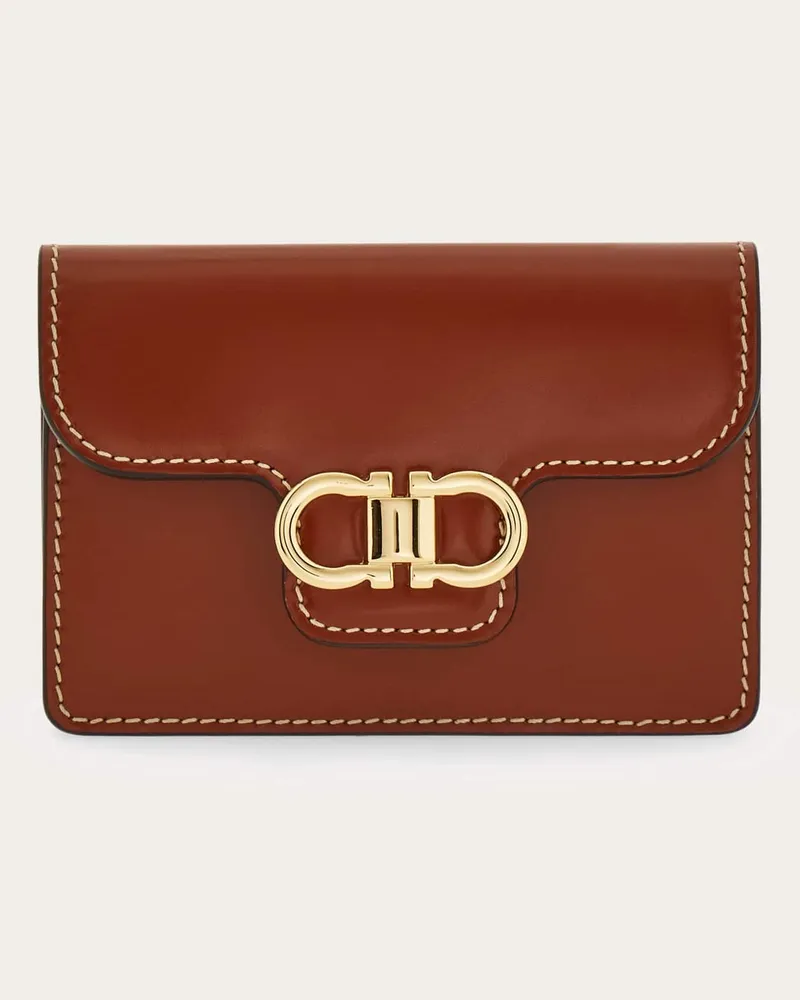 Ferragamo Damen Gancini Schlüsselanhänger Braun Braun
