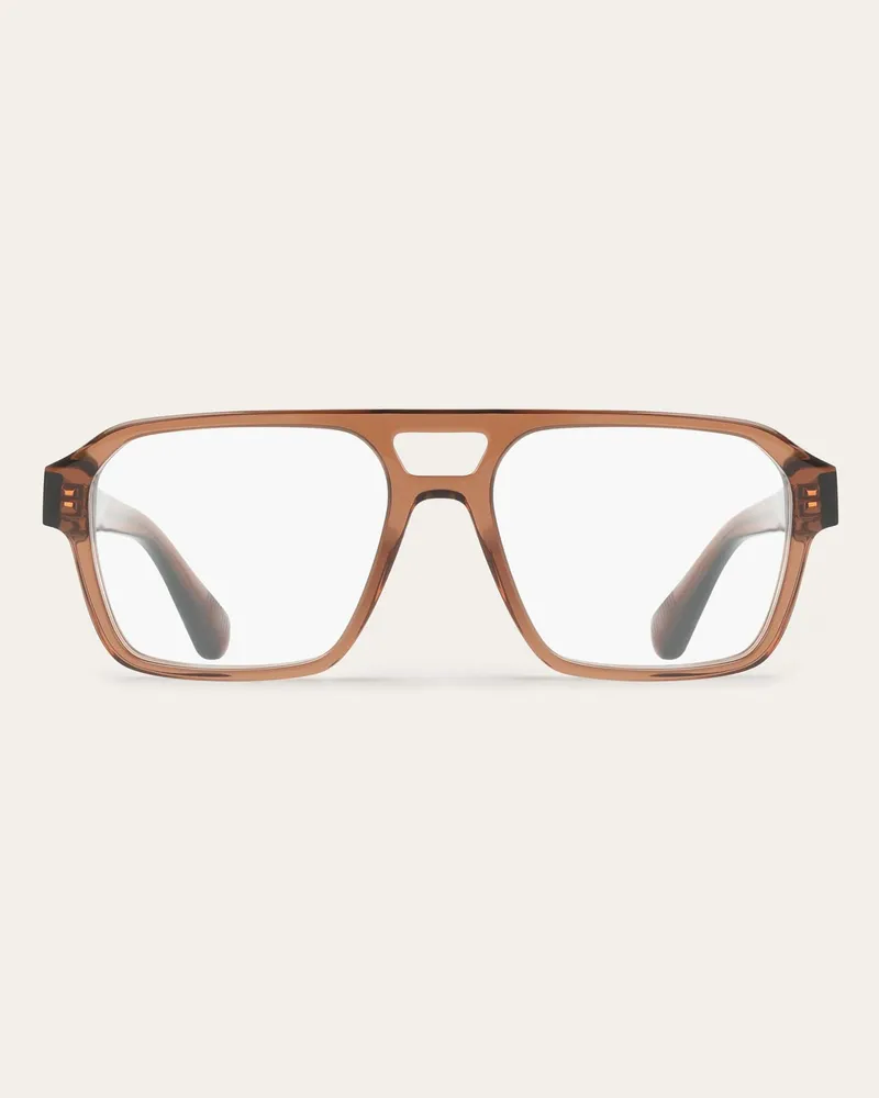 Ferragamo Herren Korrektionsbrille Braun Braun