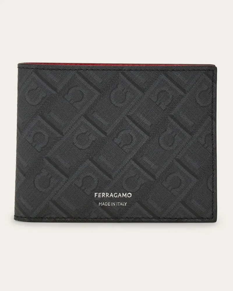 Ferragamo Herren Brieftasche Ferragamo Monogram Rot Rot