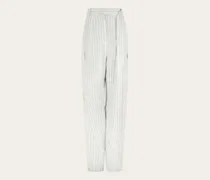 Damen Cargohose Weiß