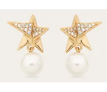 Stern Ohrringe mit Kristallen
