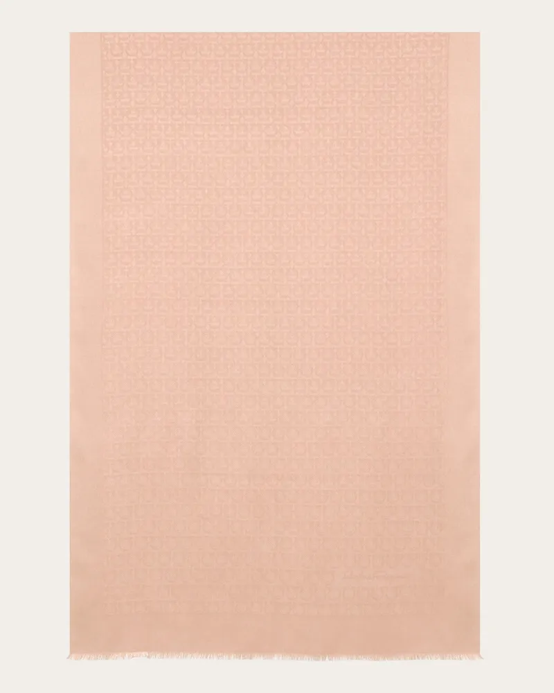 Ferragamo Damen Gancini Stola Rosa Rosa