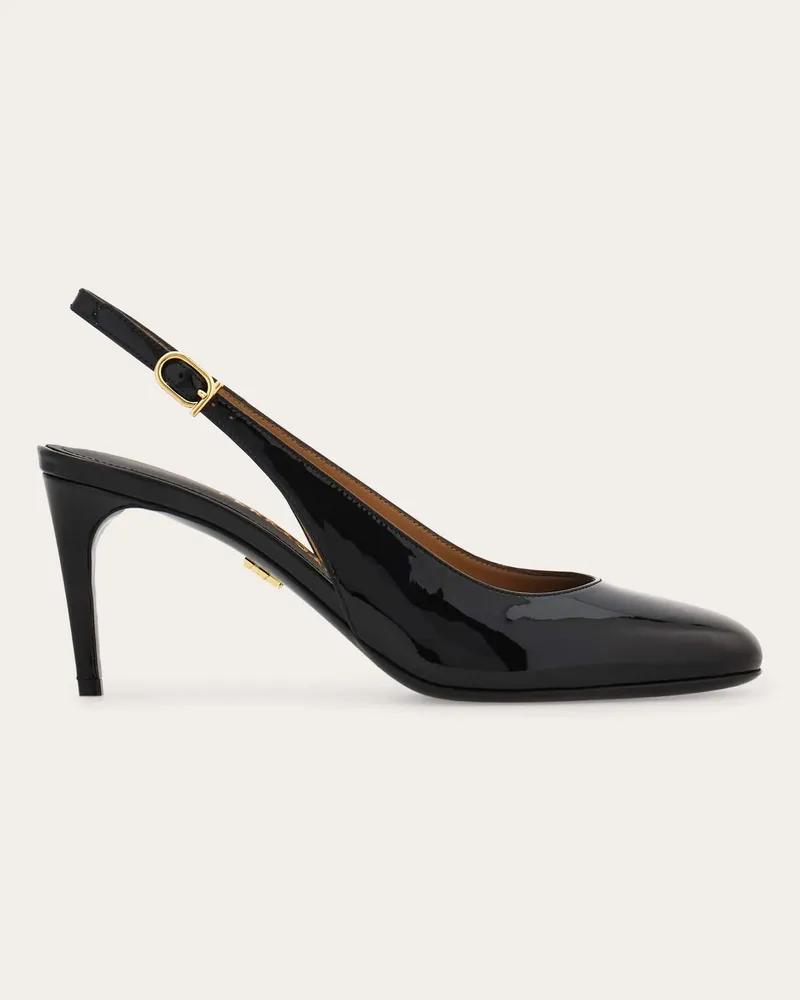 Ferragamo Damen Slingback Schwarz Größe Schwarz