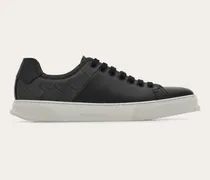 Herren Low-Top-Sneaker Schwarz Größe