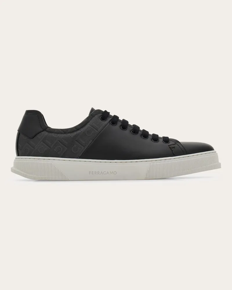 Ferragamo Herren Low-Top-Sneaker Schwarz Größe Schwarz