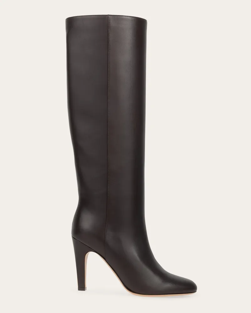 Ferragamo Damen Stiefel mit Absatz Braun Größe Braun