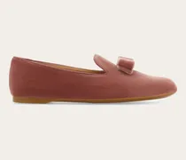 Damen Loafer mit Vara-Schleife Rosa Größe 5