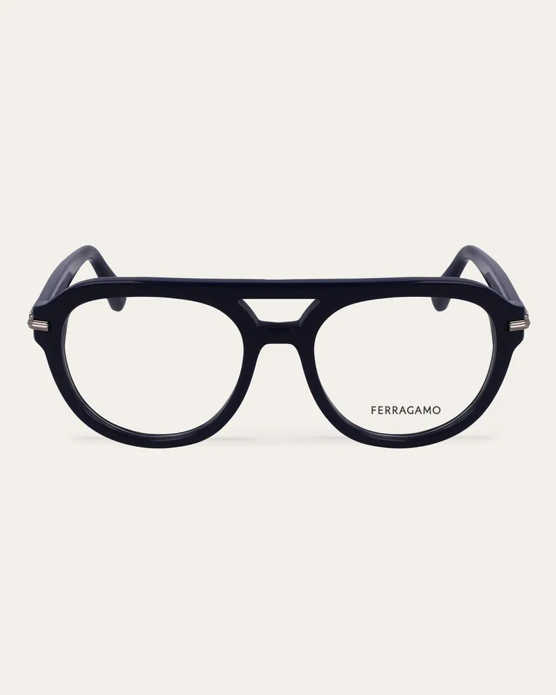 Ferragamo Damen Korrekturbrillen Blau Blau