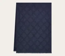 Damen Stola Gancini Jacquard Blau