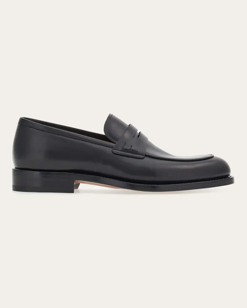 Ferragamo Herren Tramezza Penny-Loafer Schwarz Größe Schwarz